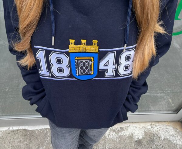 Hoody 1848 mit Stadt Wappen gestickt – Bild 3