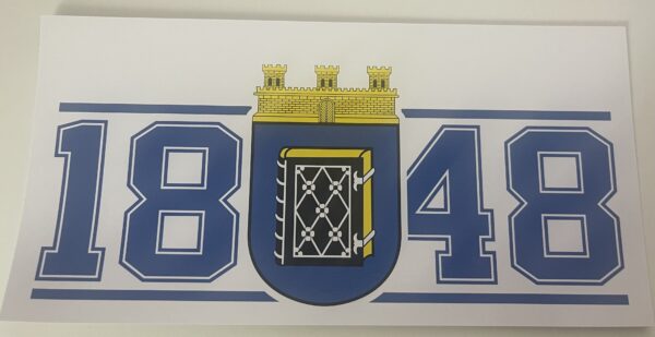 Sticker "1848" Querformat