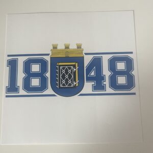 Sticker "1848" quadratisch