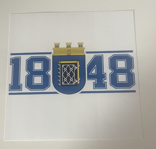 Sticker "1848" quadratisch