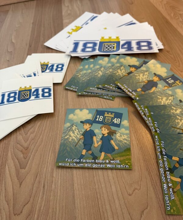 Sticker "1848" Querformat – Bild 2