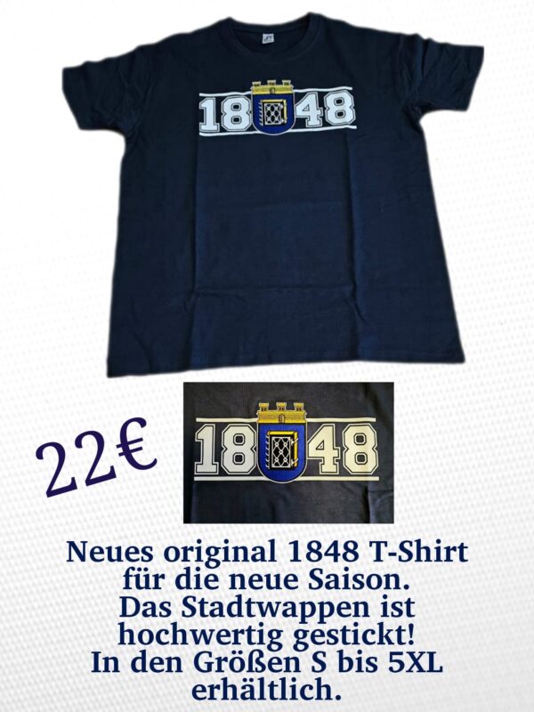 T-Shirt gestickt "1848
