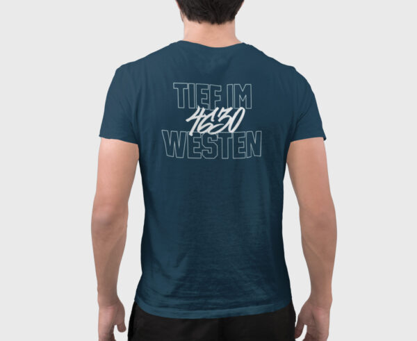 T-Shirt Bochum 4630 Tief im Westen Marine – Bild 3