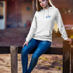 Kinder hoody “Tief Im westen  Weiß