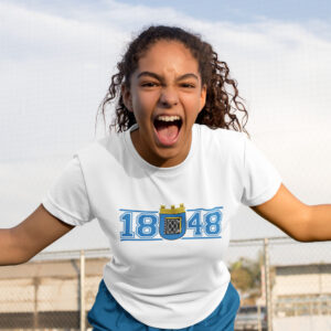 T-Shirt "1848" Stadtwappen weiss