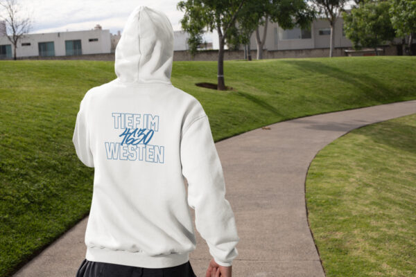 Hoody Weiß Tief im Westen – Bild 2