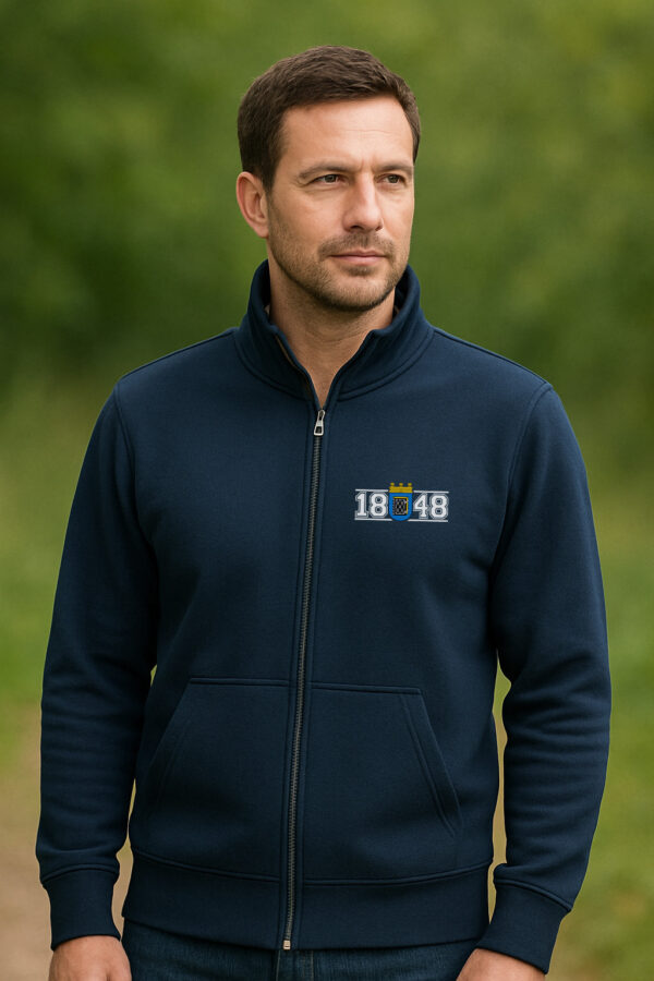 Zipper "1848 Stadtwappen" navy blau