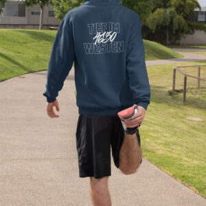 Hoody navy blau Tief im Westen