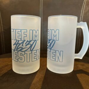 Glaskrug Tief im Westen