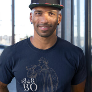 T-Shirt Kuhhirte 1848 BO marine-blau