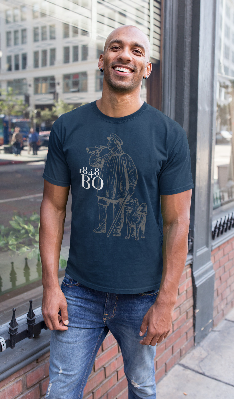 T-Shirt Kuhhirte 1848 BO marine-blau – Bild 3