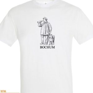 T-Shirt Kuhhirte 1848 BOCHUM gestickt weiß
