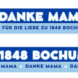 Seidenschal Danke Mama Bochum 1848