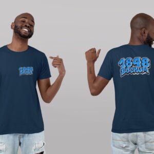 T-Shirt 1848 Bochum Graffiti blau