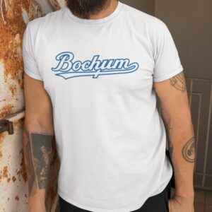 T-Shirt Bochum mit Unterstrich weiß