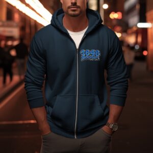 Hoody 1848 Bochum Graffiti Marine
