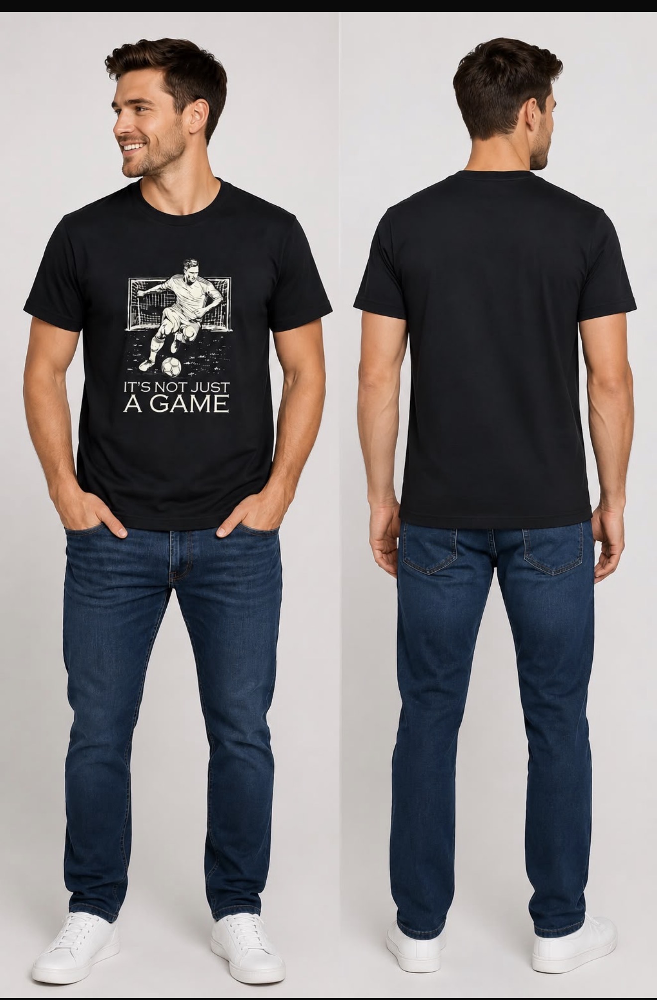 T-Shirt Marine IT'S NOT JUST A GAME – Bild 2