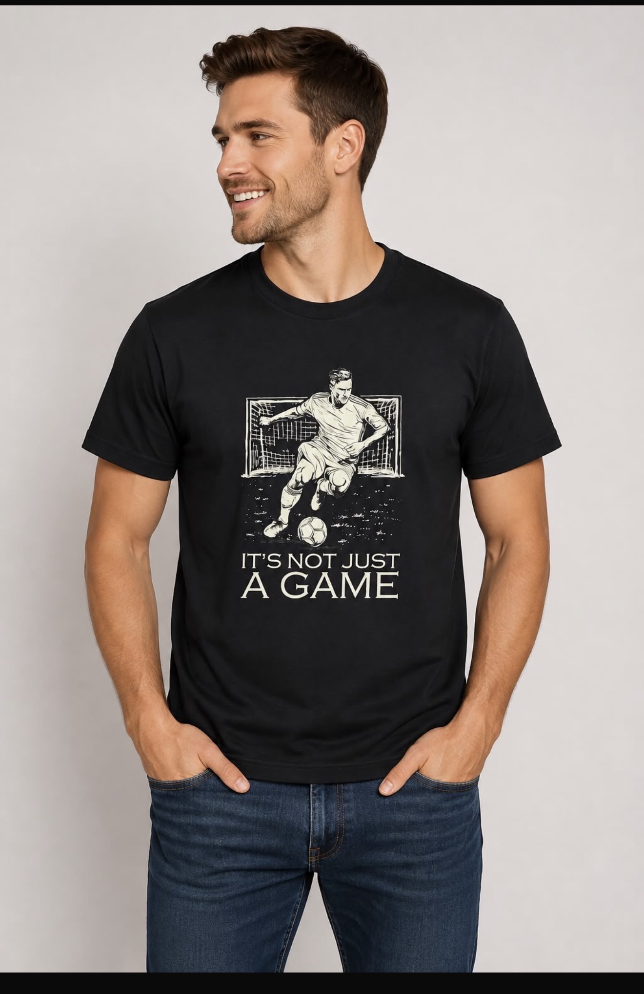 T-Shirt Marine IT'S NOT JUST A GAME