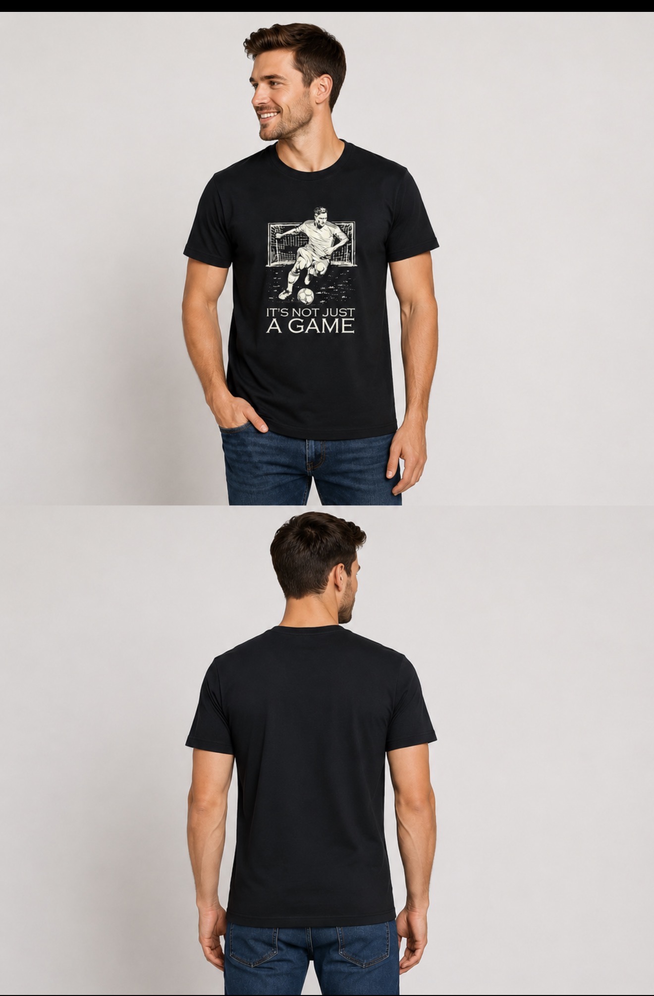 T-Shirt Marine IT'S NOT JUST A GAME – Bild 3