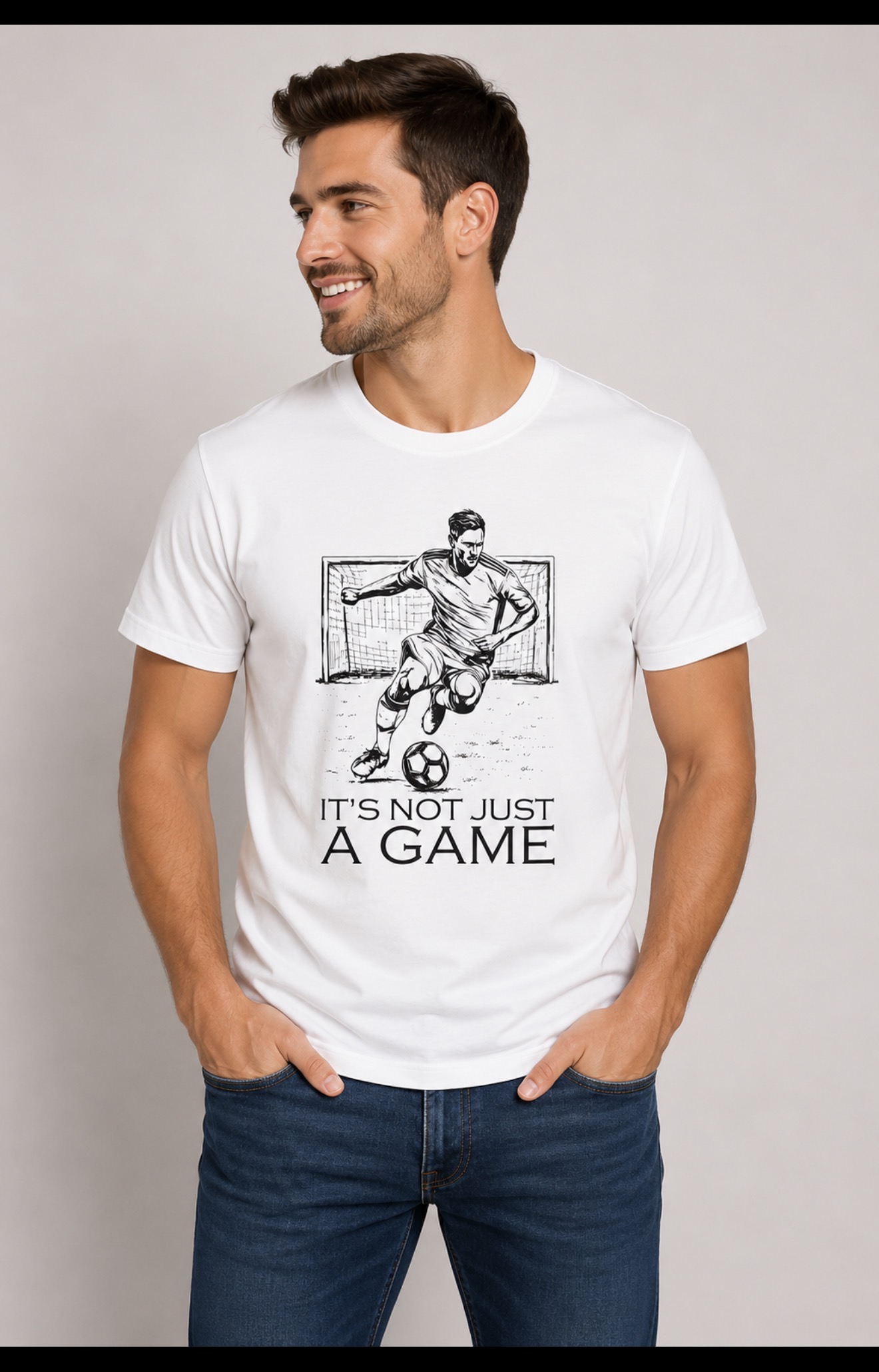 T-Shirt Weiß IT'S NOT JUST A GAME